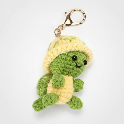 Mini Crochet Turtle Keychain DIY Kit - Baby Turtle