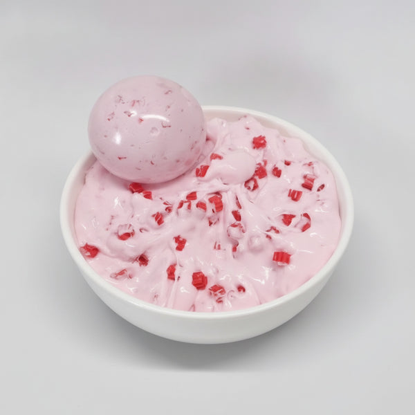 Creamy Squishy Dessert Bowl - Strawberry Peach