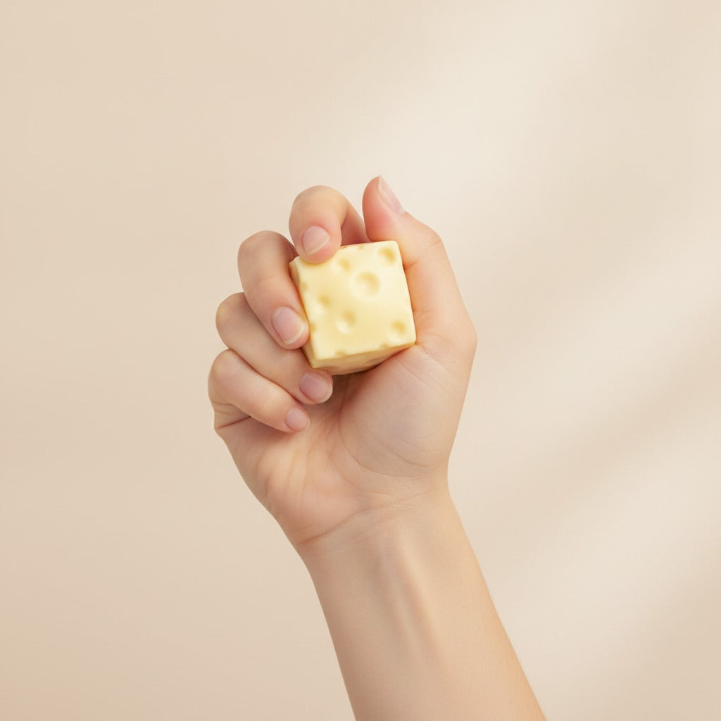 Crispy Cube Squishy Toy - Corn