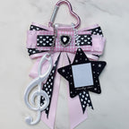 Dreamy Star Bow Bag Charm - Pink