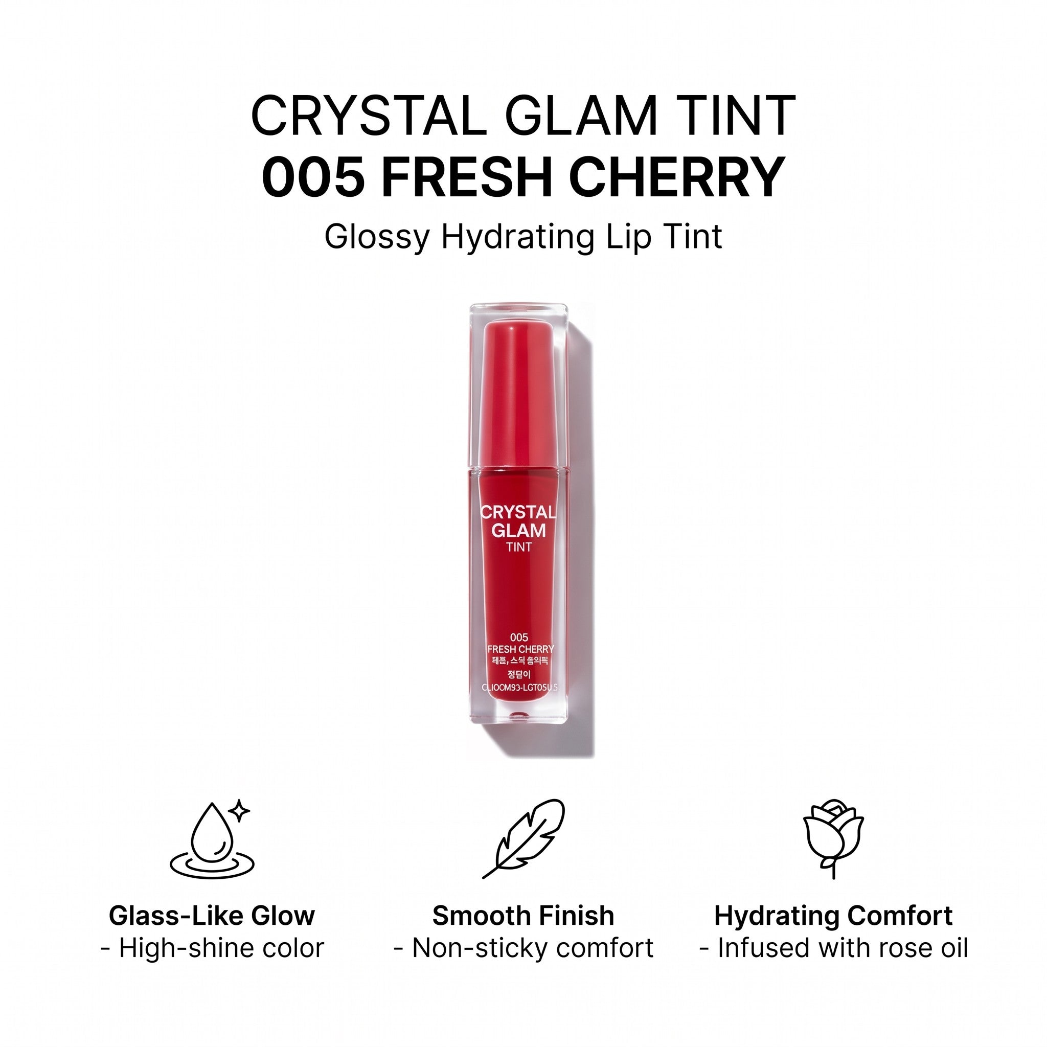 CRYSTAL GLAM TINT  005 FRESH CHERRY