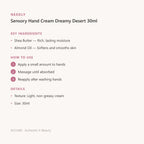 Needly Sensory Hand Cream Dreamy Desert 30ml – Korean body / hair (view 2)