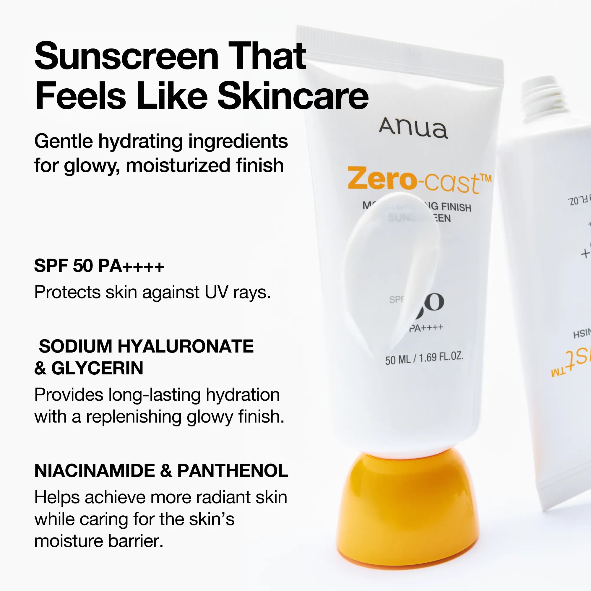 Zero-Cast Moisturizing Finish Sunscreen 50ml