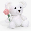 DIY Crochet Frog Amigurumi Kit - White Bear