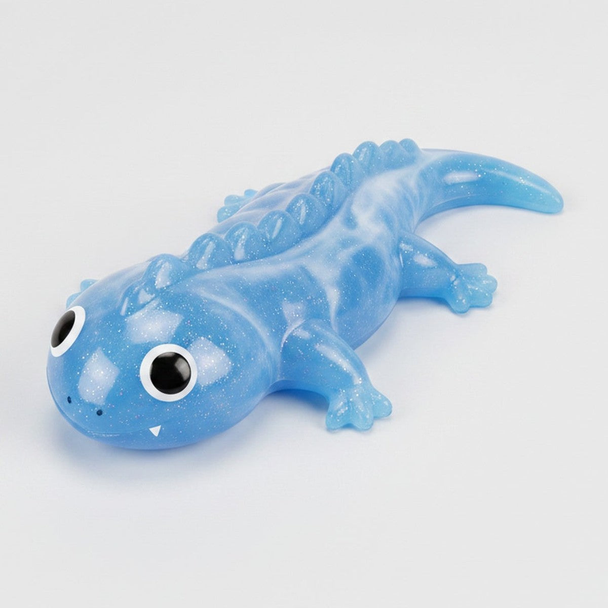 Sparkly Squishy Salamander Charm - Blue