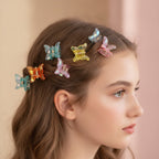 Mini Star Hair Clip Set Butterfly Mix