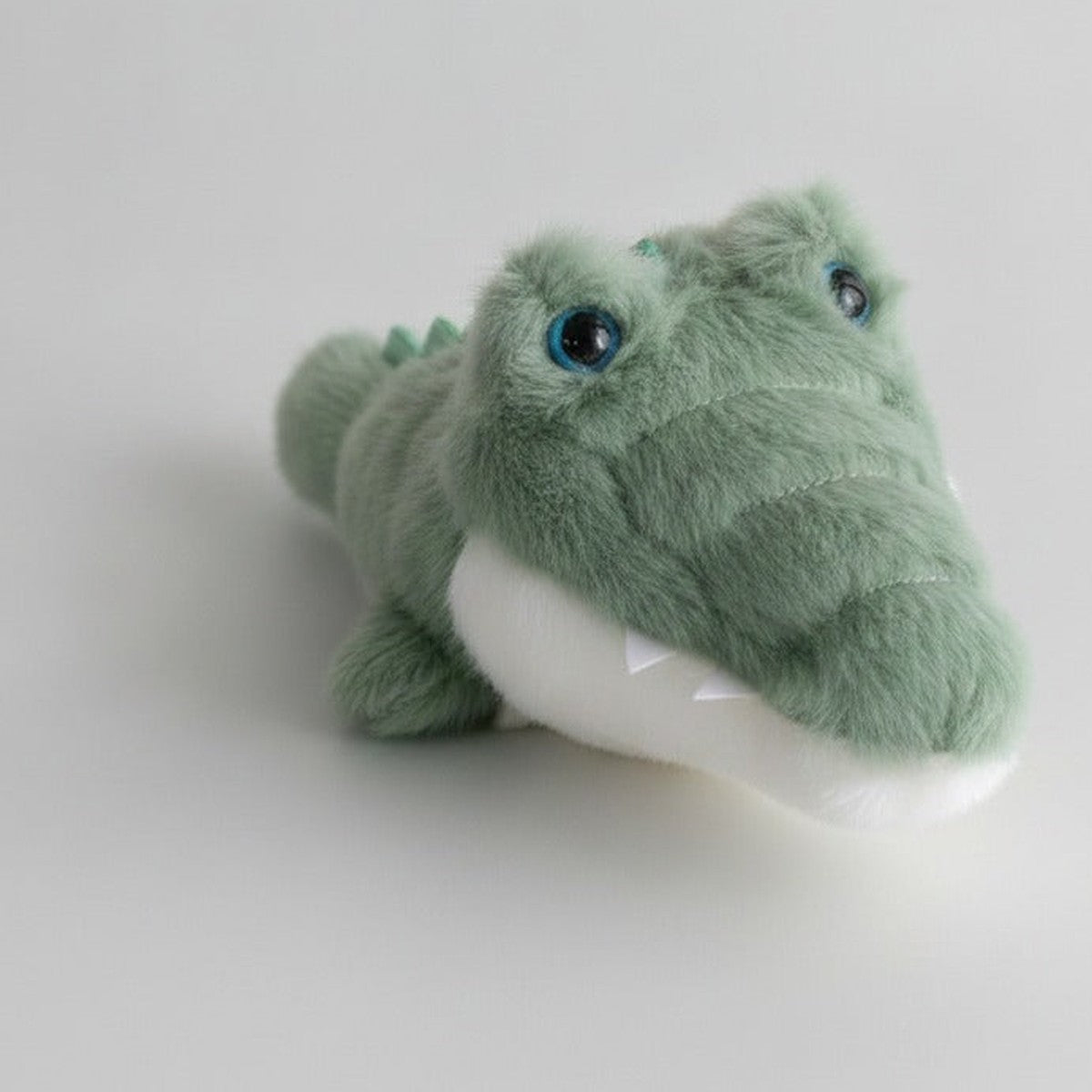 Tiny Gator Plush Keychain - Dark Green
