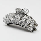 Floral Print Lace Hair Claw Clip – hair accessories (view 1)