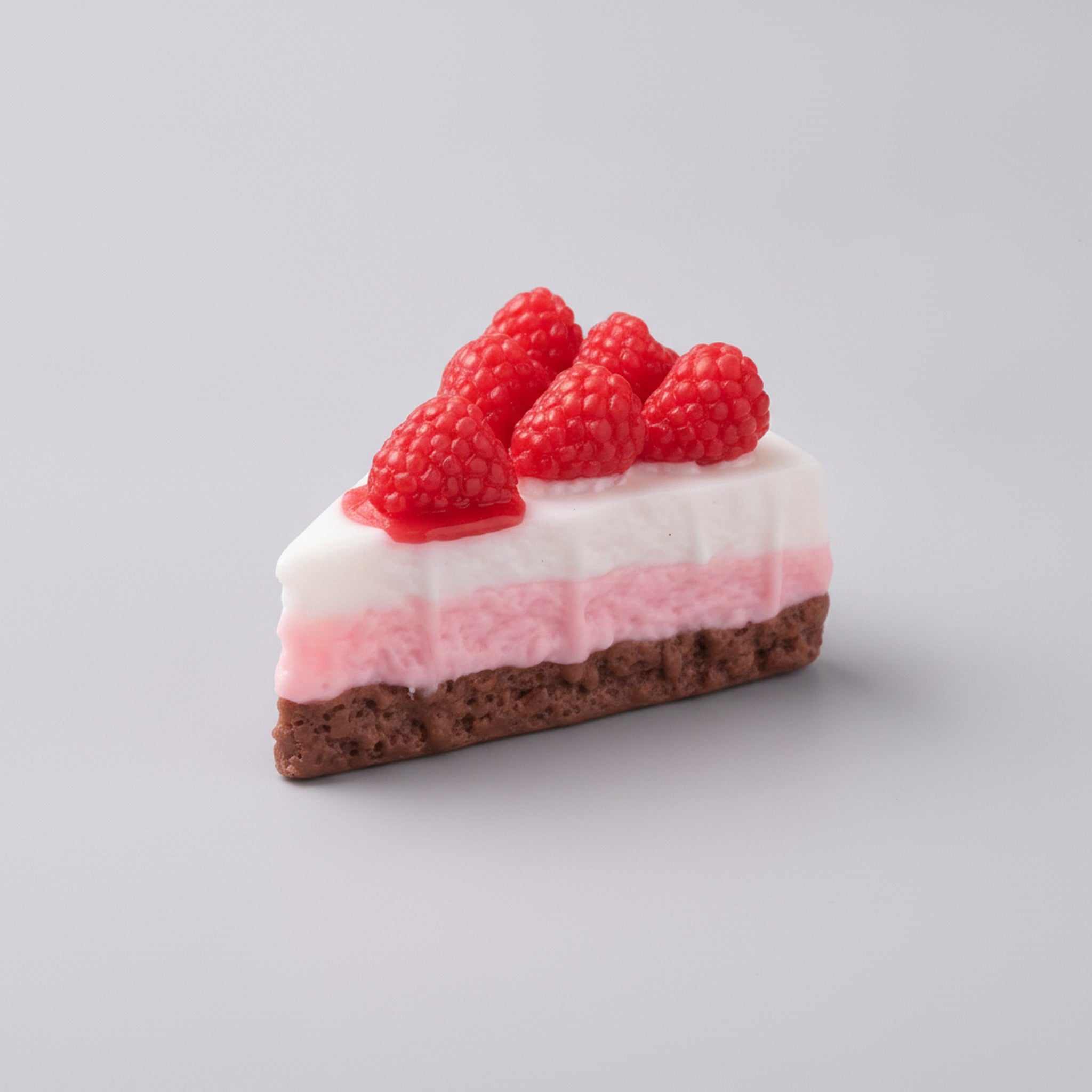 Raspberry Triangle Cake Squishy - Brown