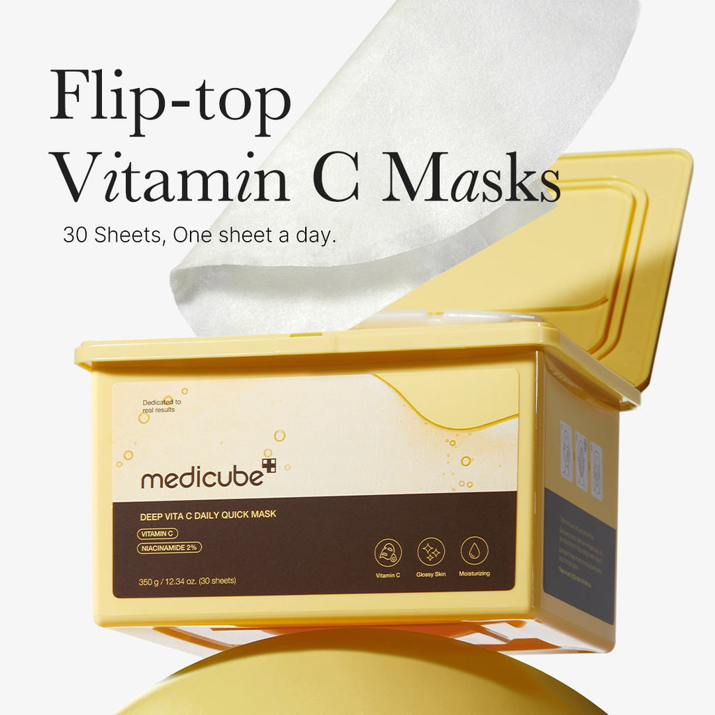 Medicube Deep Vita C Daily Quick Mask flip top