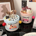 Makeup brush storage tube - Blue