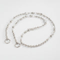 Beaded Phone Charm Strap - Silver Star