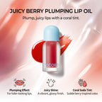 JUICY BERRY PLUMPING LIP OIL 15 CORAL SODA