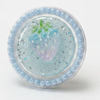 Strawberry Glitter Phone Grip - Blue
