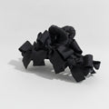 Satin Bow Hair Claw Clip - Black – hair accessories (view 1)
