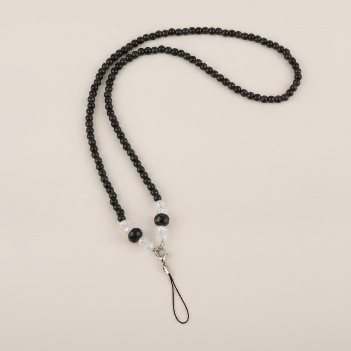 Chic Beaded Phone Lanyard – tech (view 1)