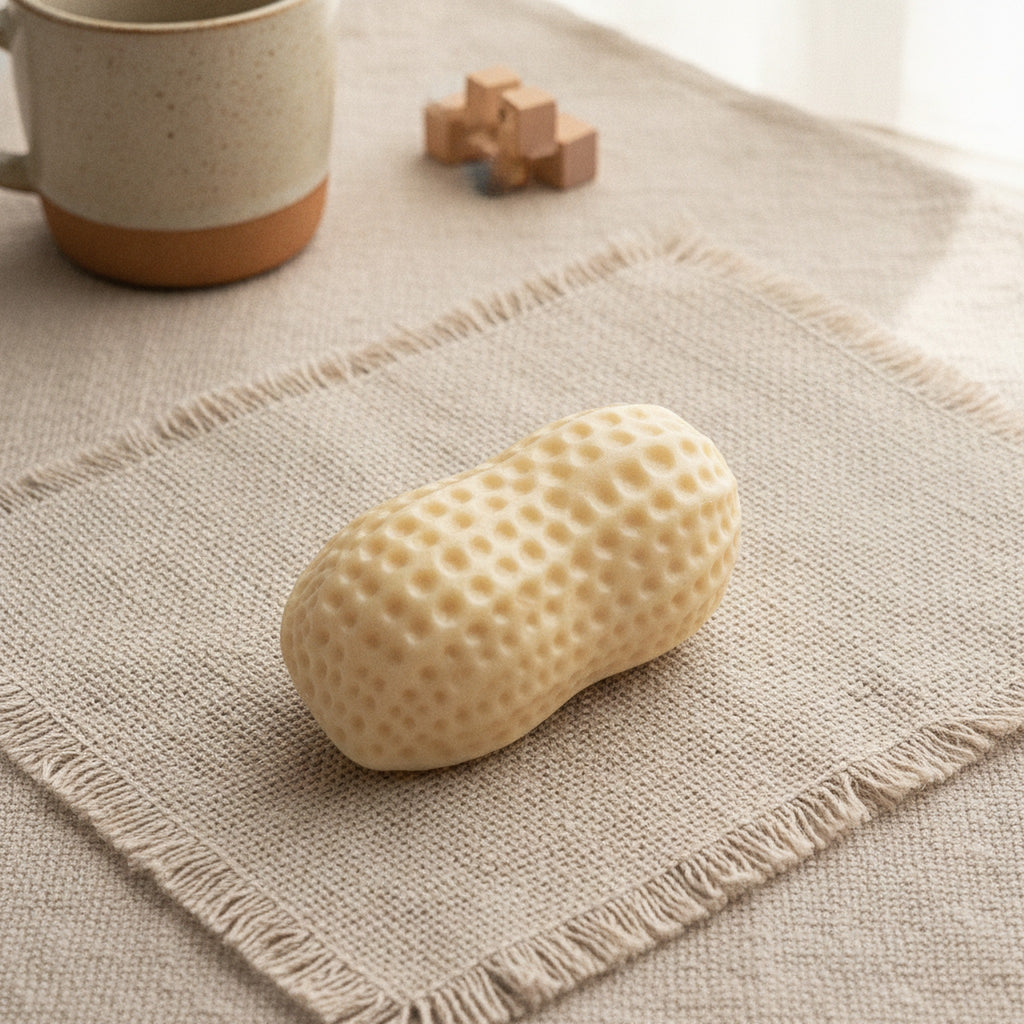 Corn Cob Textured Squishy - Cream