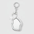 Cloud Mirror Acrylic Keyring With Star Charm – novelty & toys (view 1)