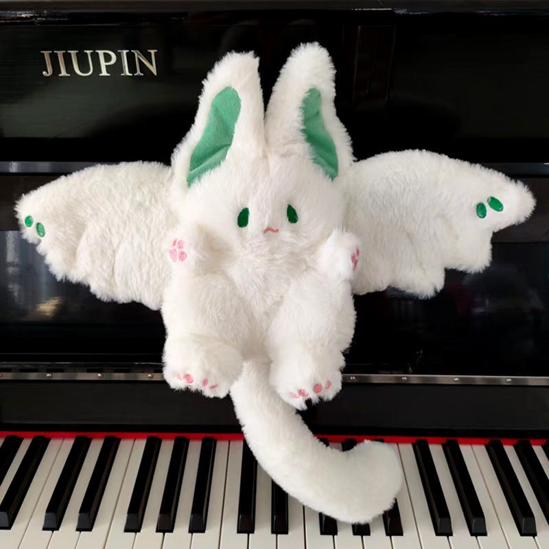 Bat Rabbit Doll - White