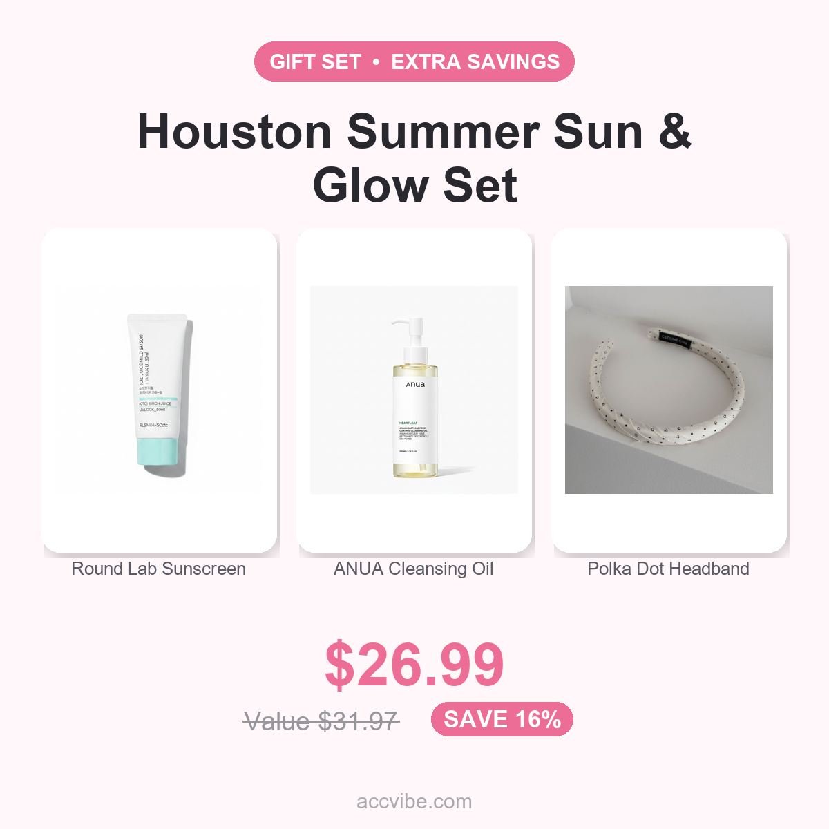 Houston Summer Sun and Glow Set gift set