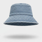 Light Wash Denim Bucket Hat – apparel accessories (view 1)