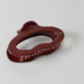 Teeth Hair Claw Clip - Wine Red – hair accessories (view 1)
