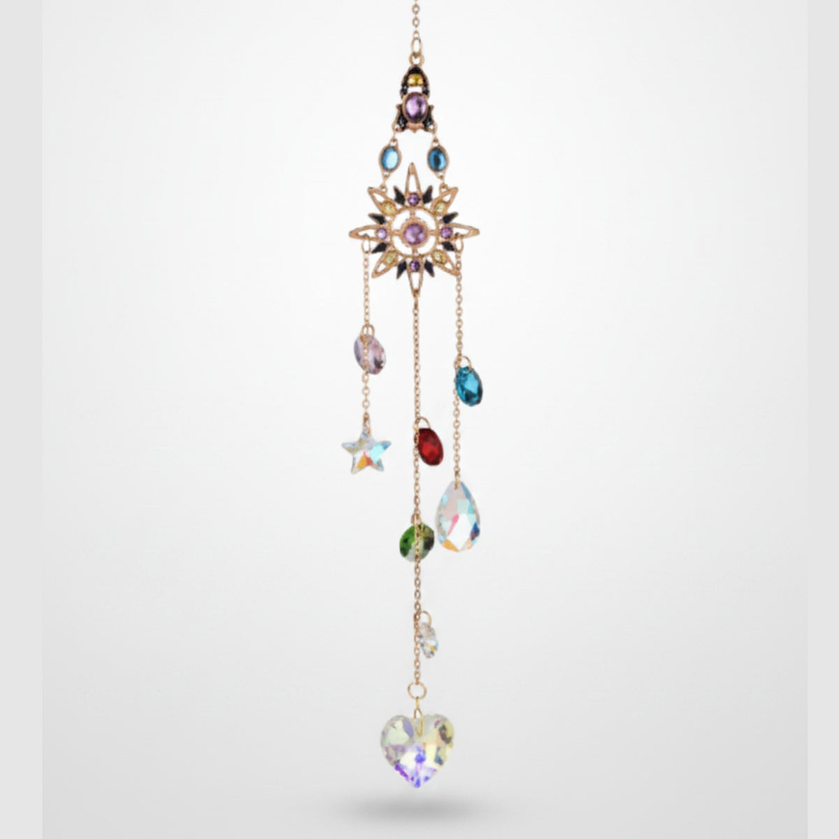 Celestial Moon & Star Car Charm - Sun