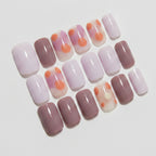 Ombre Gradient Press-On Nail Set - Soft Gradient Mix