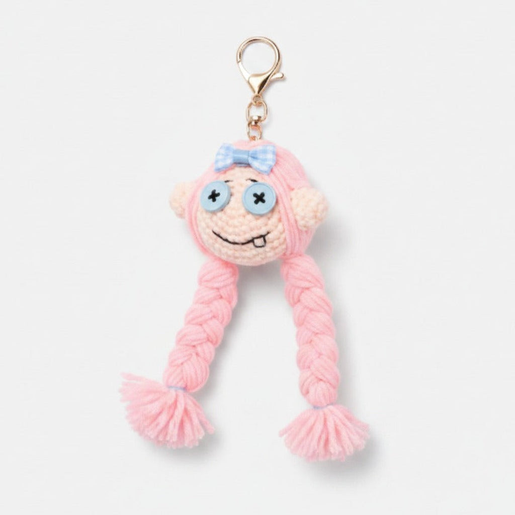 DIY Mini Doll Keychain Kit - Pink