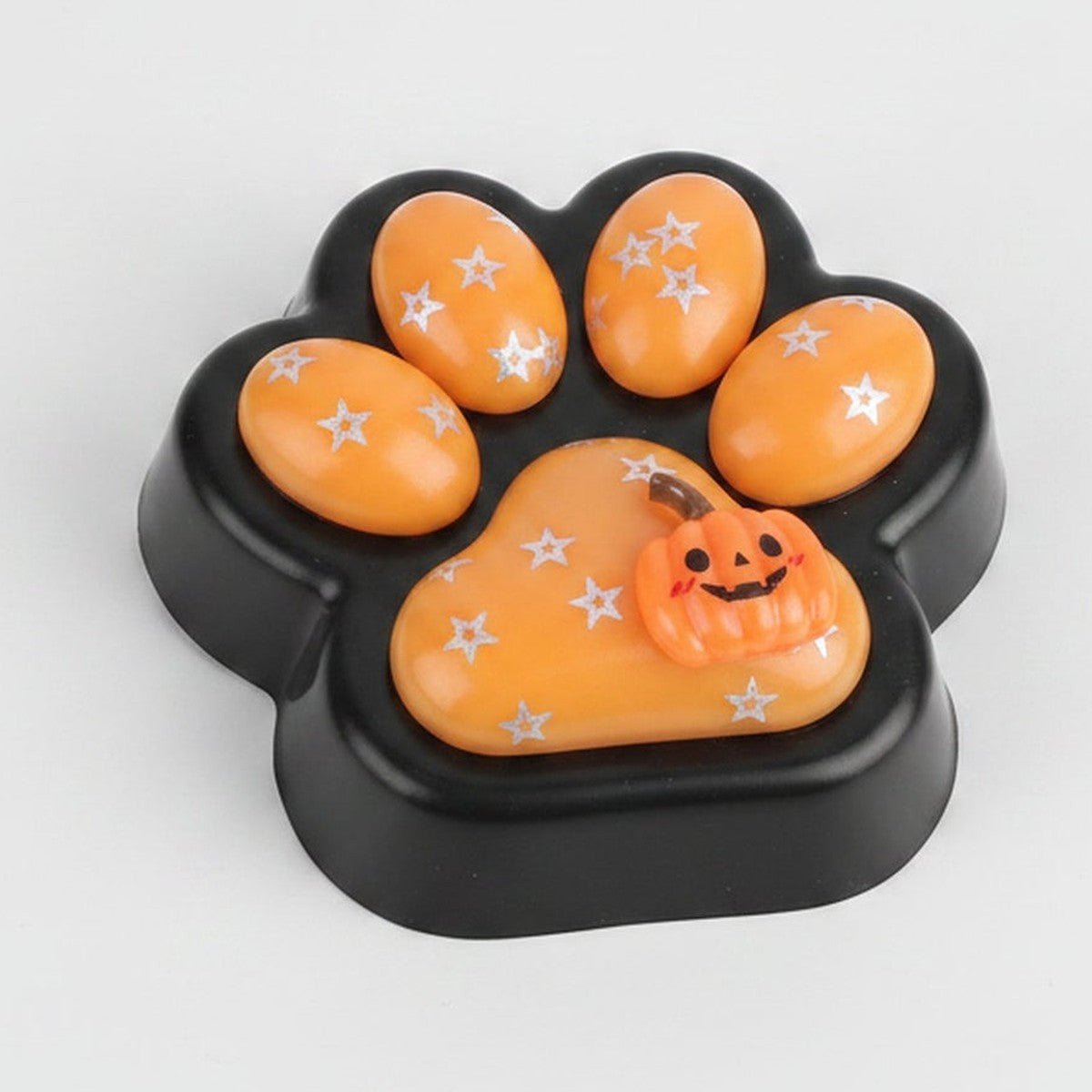 Halloween Paw Squishy - Halloween Orange