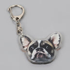 French Bulldog Acrylic Keyring Charm – novelty & toys (view 1)