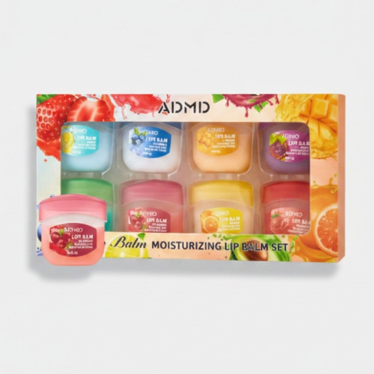 Fruit Flavored Moisturizing Lip Balm Set – Korean beauty tool (view 1)