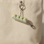 Mini Paw Pad Keychain - Sage Green