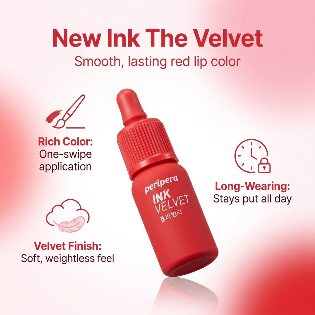 New Ink The Velvet (AD) 4g #08 SELLOUT RED