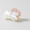 Pink Rhinestone Angel Wing Hair Claw – hair accessories (view 1)
