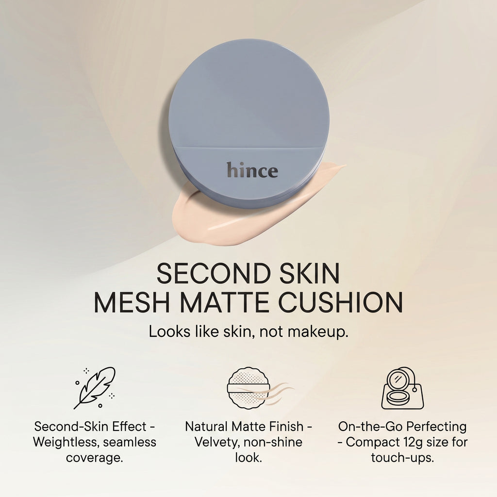 SECOND SKIN MESH MATTE CUSHION 15 ROSY 12g