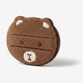 Cute Brown Bear Plush Makeup Mirror Compact – Korean beauty tool (view 1)