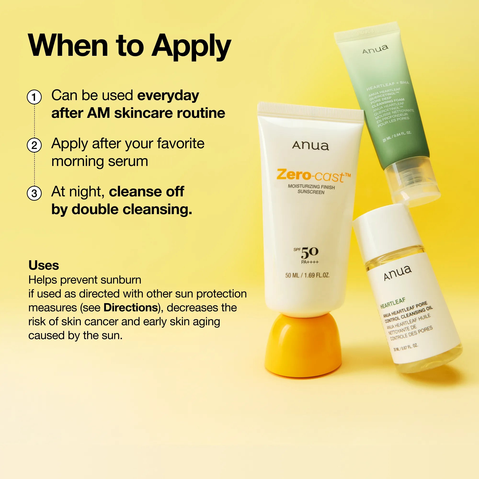 Zero-Cast Moisturizing Finish Sunscreen 50ml