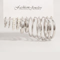 Pearl and Crystal Hoop Earring Set - Default – jewelry (view 1)