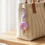 Lollipop Charm Keychain - Purple