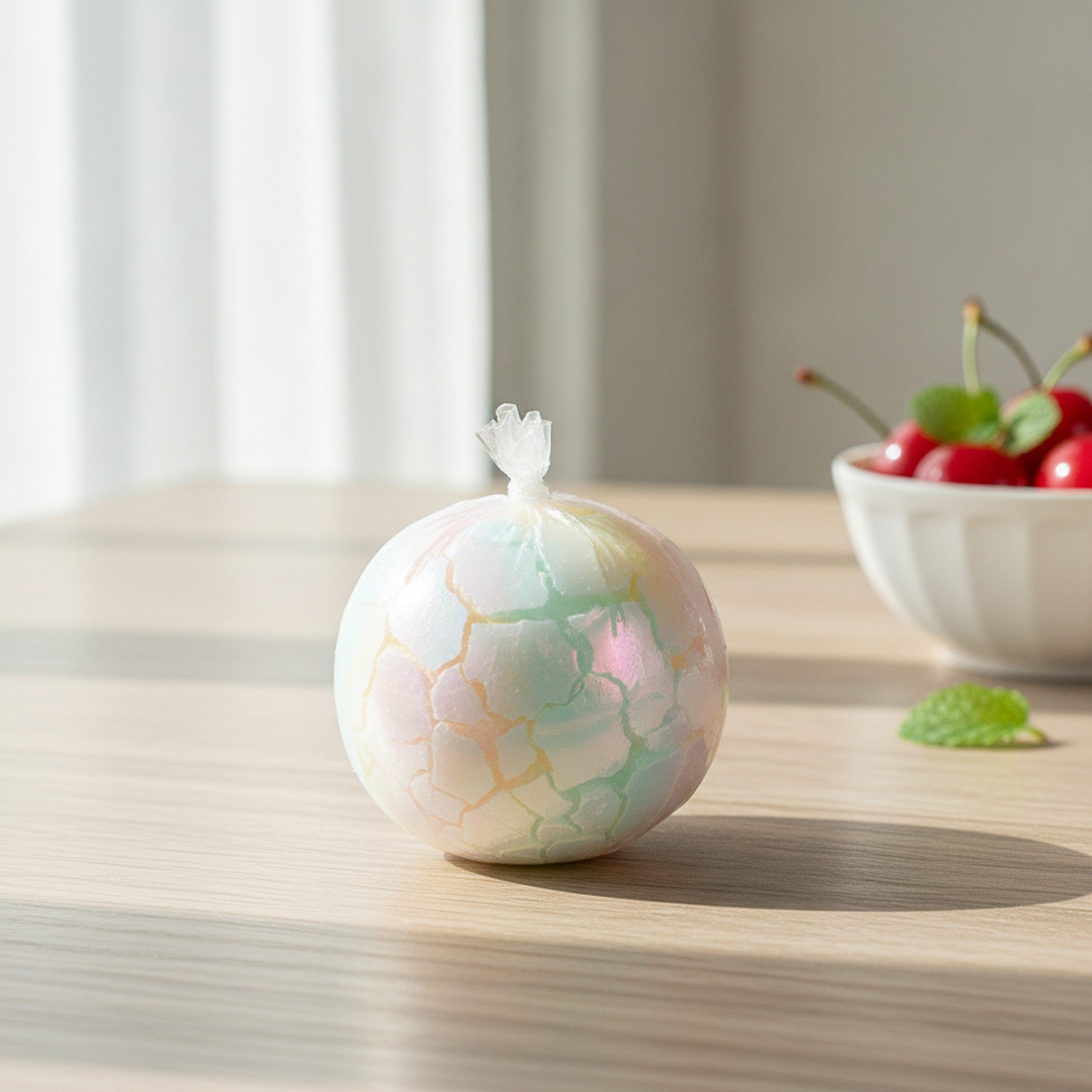 Crispy Bubble Squishy Ball - Cherry Pink