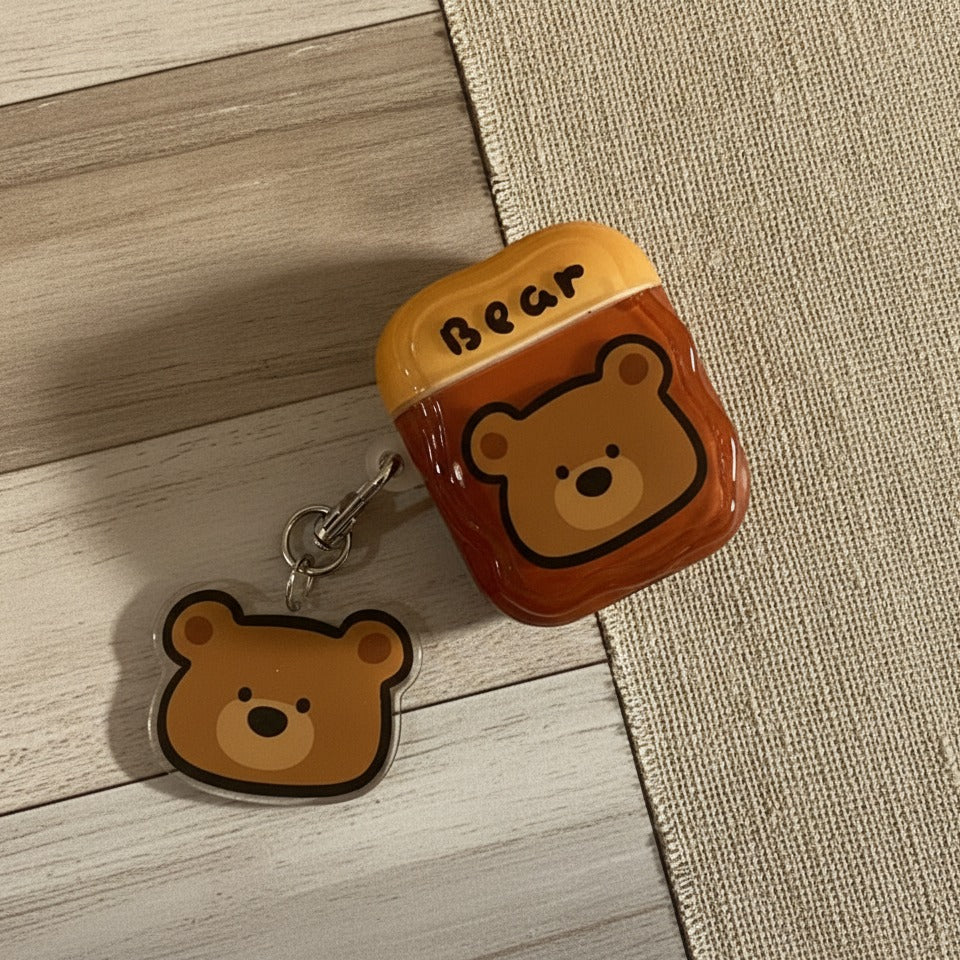 Bear Honey Pot AirPods Case - Brown (for AirPods 3)