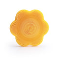 Flower-shaped facial cleansing brush - Yellow