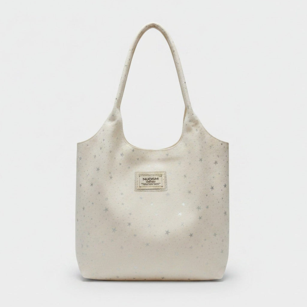 Starry Night Cream Tote Bag – apparel accessories (view 1)