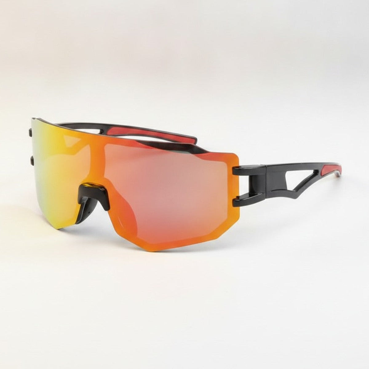 Stylish Mirror Shield Sunglasses – eyewear (view 1)