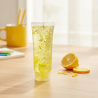 Starry Glitter Squishy Tube - Golden Yellow