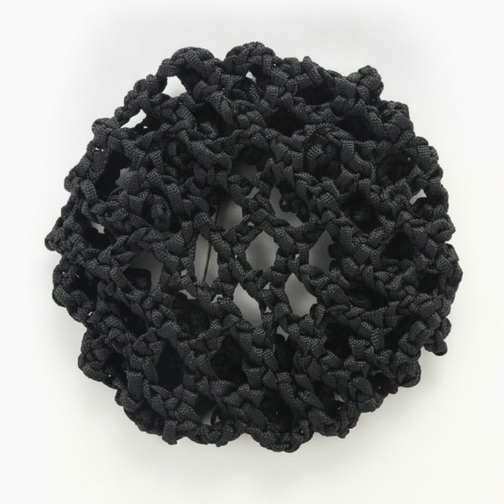 Chunky Crochet Hair Claw - Black