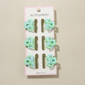 Adorable Mini Flower Hair Clips Set – hair accessories (view 1)