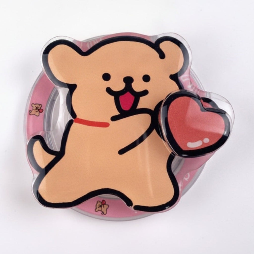 Puppy Love Magnetic Phone Grip - Golden Retriever