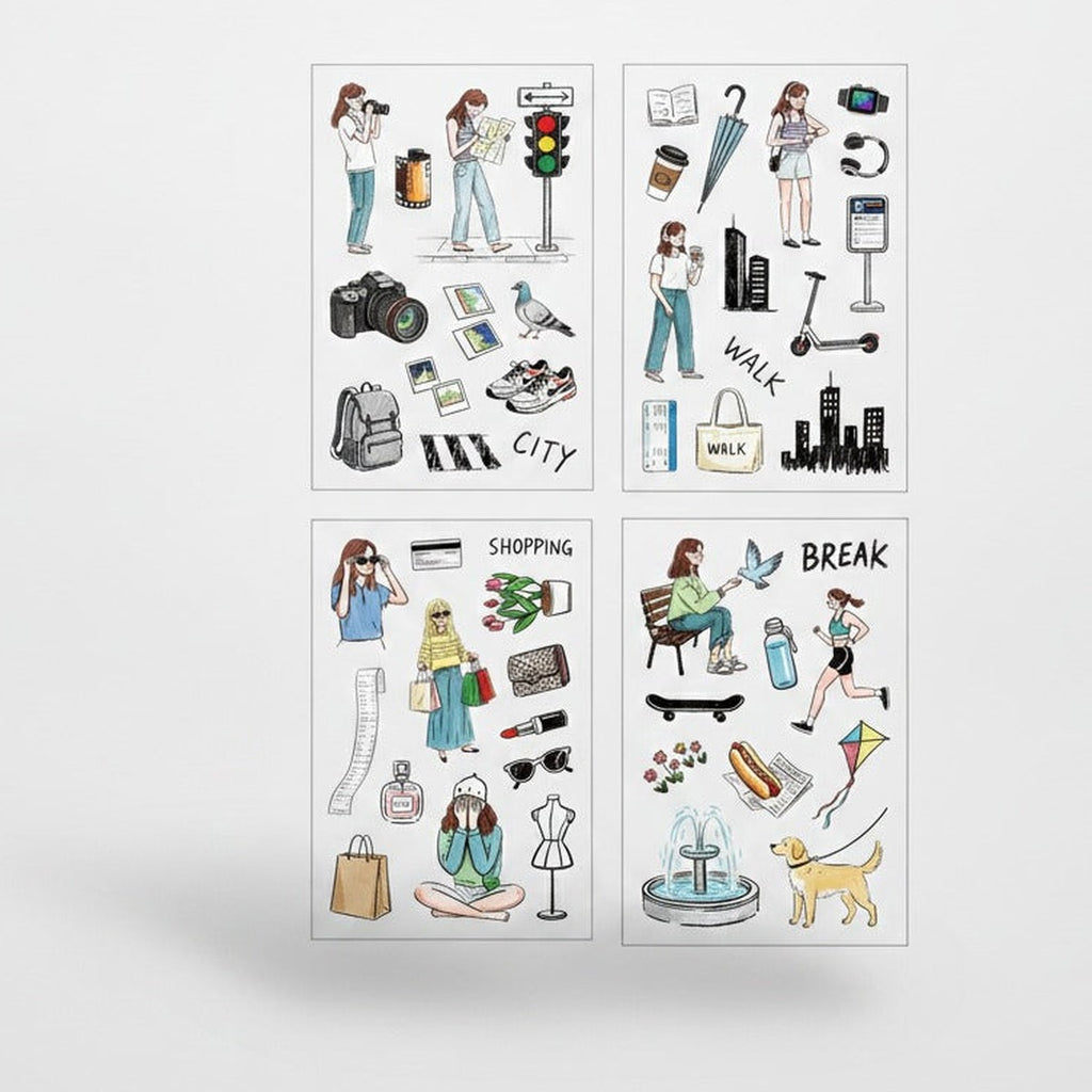 Slice of Life Sticker Set - City